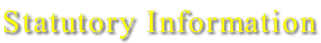 Statutory Information